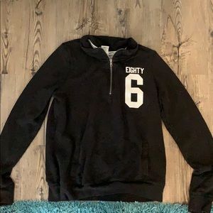 Pink Victoria secret Quarter zip sweatshirt